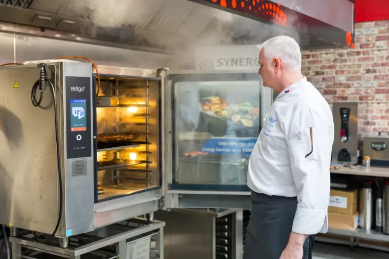 Opening Oven in Alecta Showroom